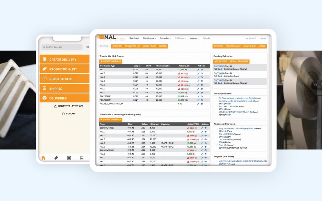 Robust Logistics Management Suite with Client Portal for NAL Company